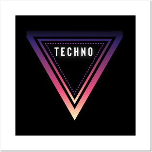 Techno Posters and Art